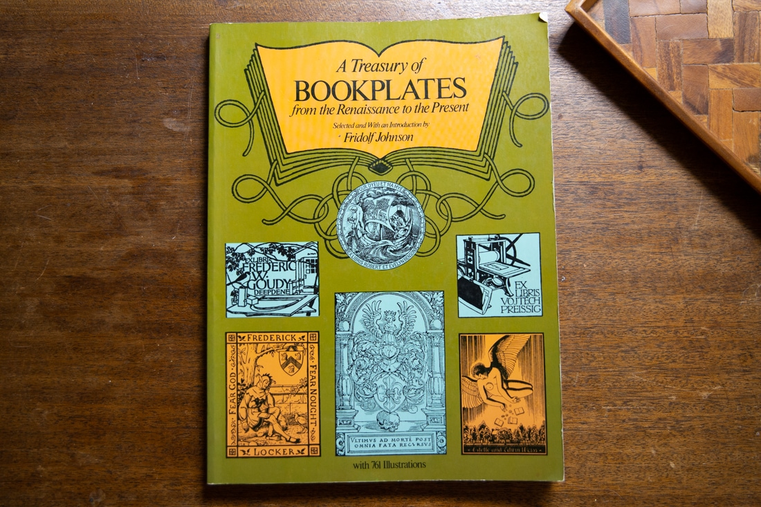 A Treasury of Bookplates by Fridolf Johnson
