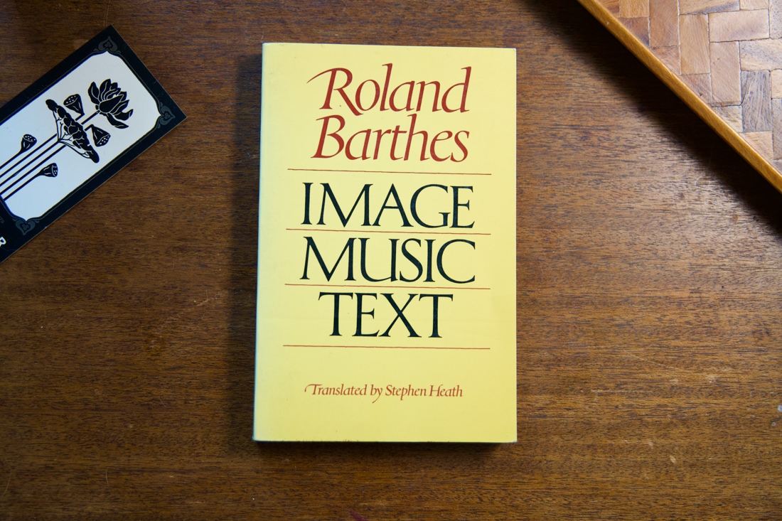 Image Music Text by Roland Barthes
