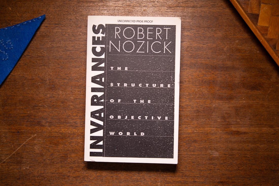 Invariances by Robert Nozick