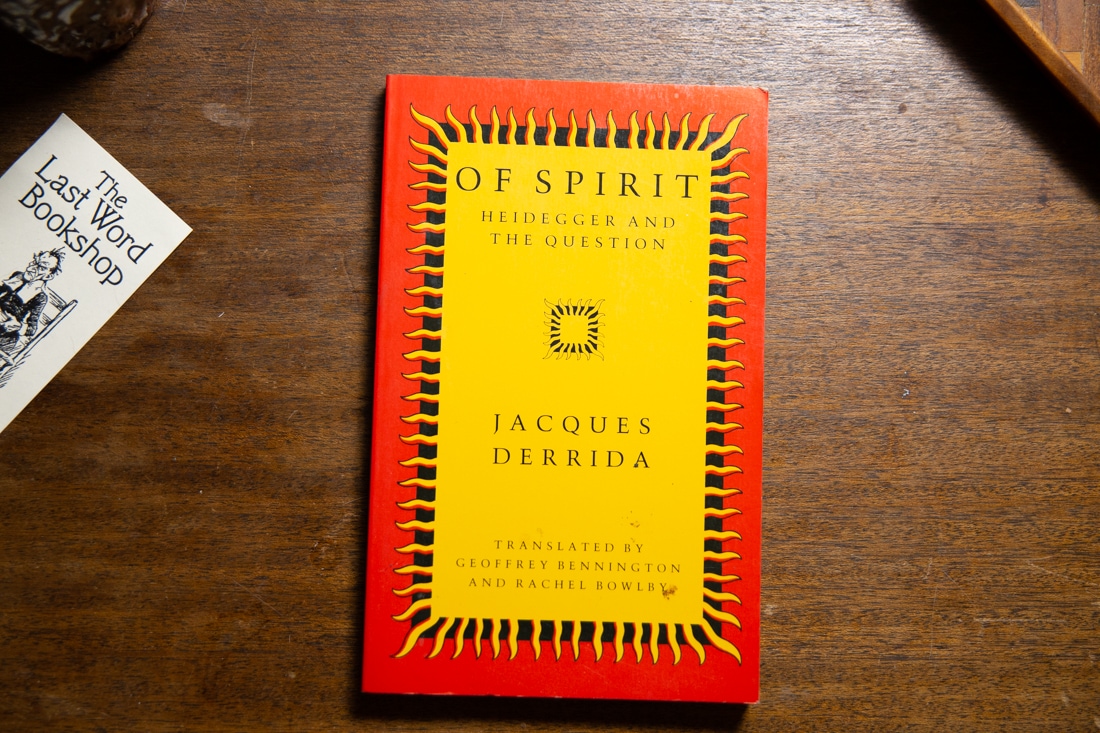 Of Spirit by Jacques Derrida