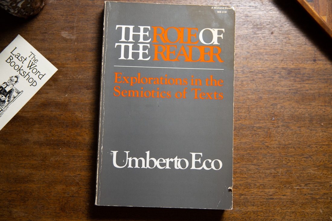 The Role of The Reader by Umberto Eco