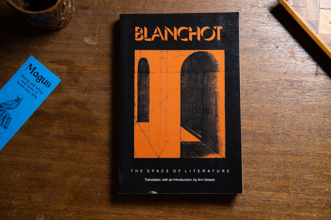 The Space of Literature  by Maurice Blanchot