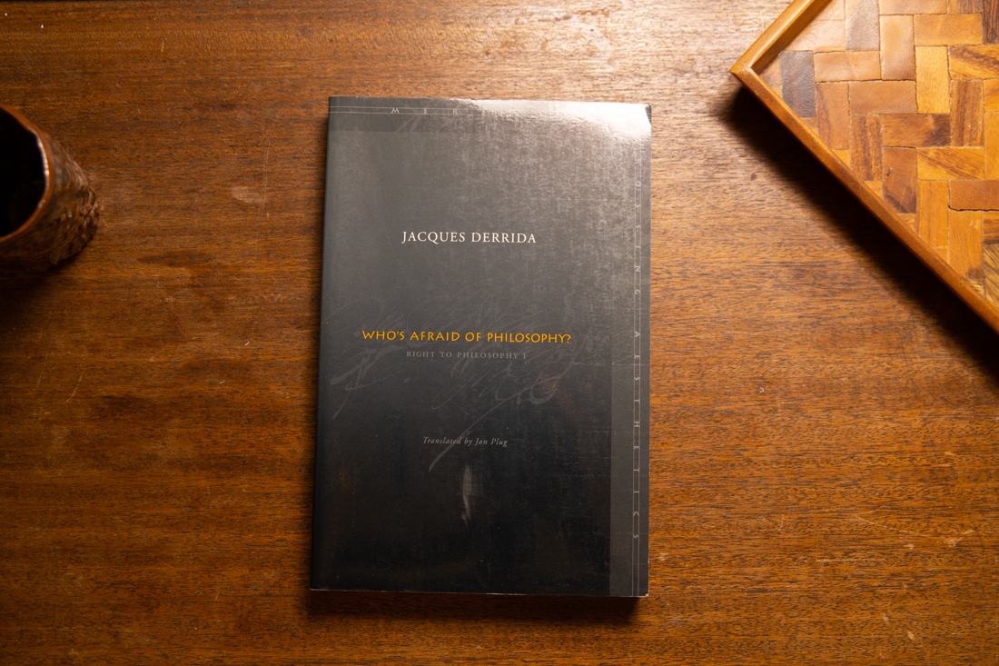Who's Afraid of Philosophy? by Jacques Derrida